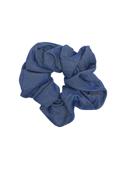 Denim scrunchie - Dark blue denim