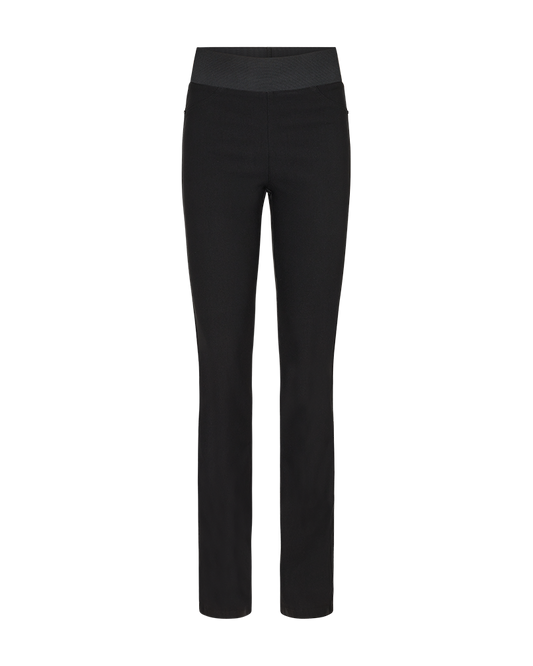 Shantal Bootcut buksur - Svartar