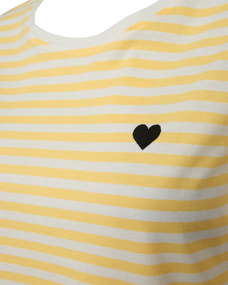 Mian t-shirt - Star off-white w. Golden Haze