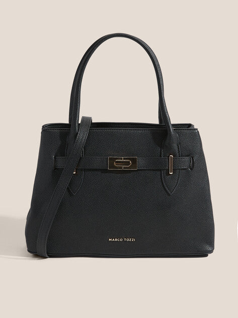 Taska við gull detaljum - Black