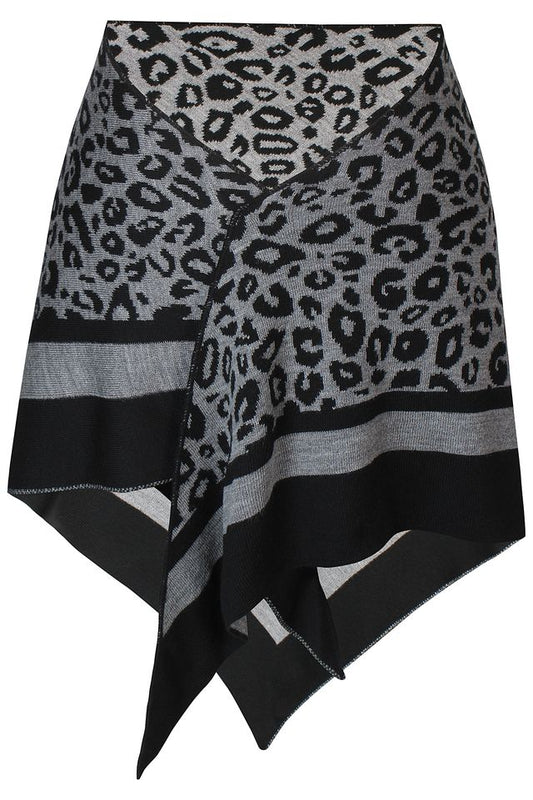 Ze-Aya Turriklæð - Grey Leo