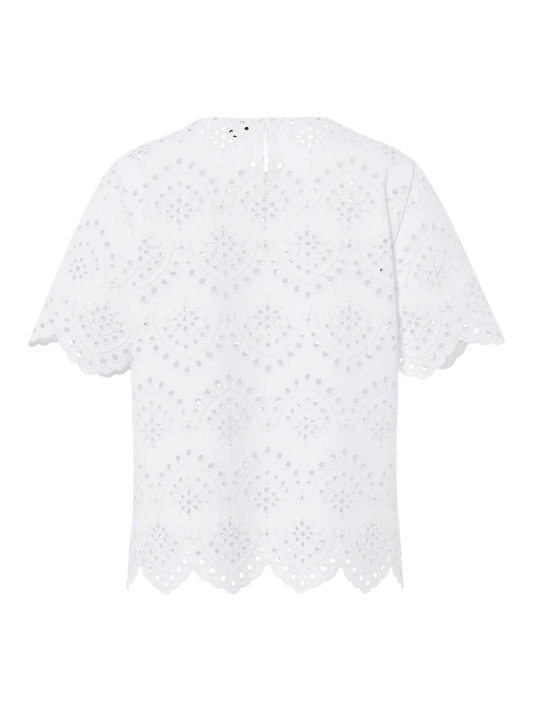 Vilde blusa - Bright white
