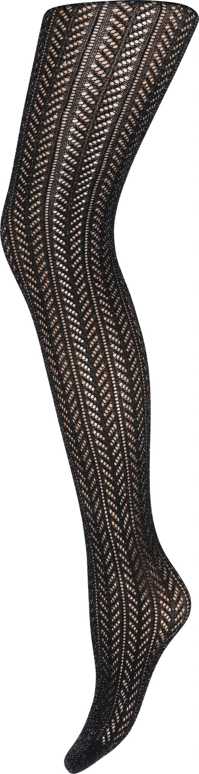 Herringbone glimmur nylonsokkabuksur - 70 DEN