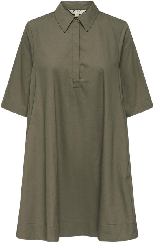 Cleo skjúrtukjóli - Morel