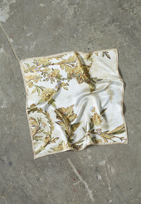 Silki turriklæð - Saffron Combo