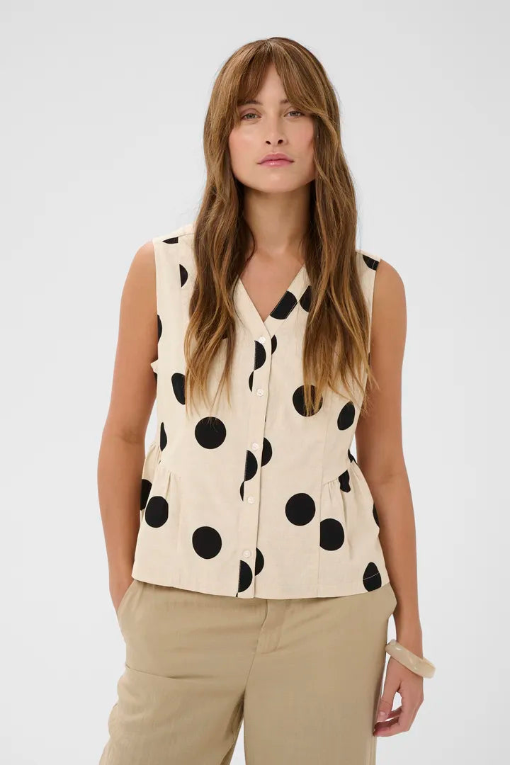 Tika Toppur - Whitecap/Black Dot