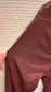 Nox Long Sleeve Mesh Blus - Brún