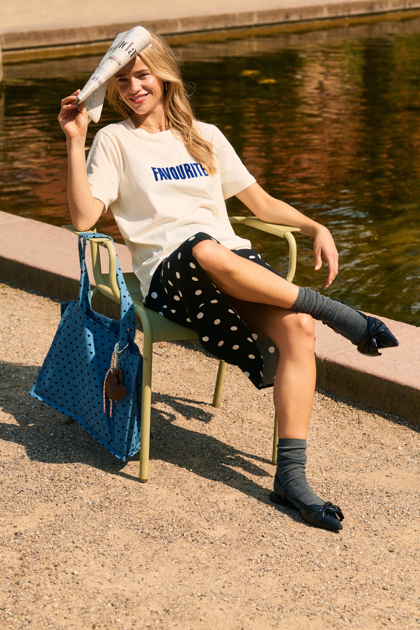 Palina t-shirt - Ice