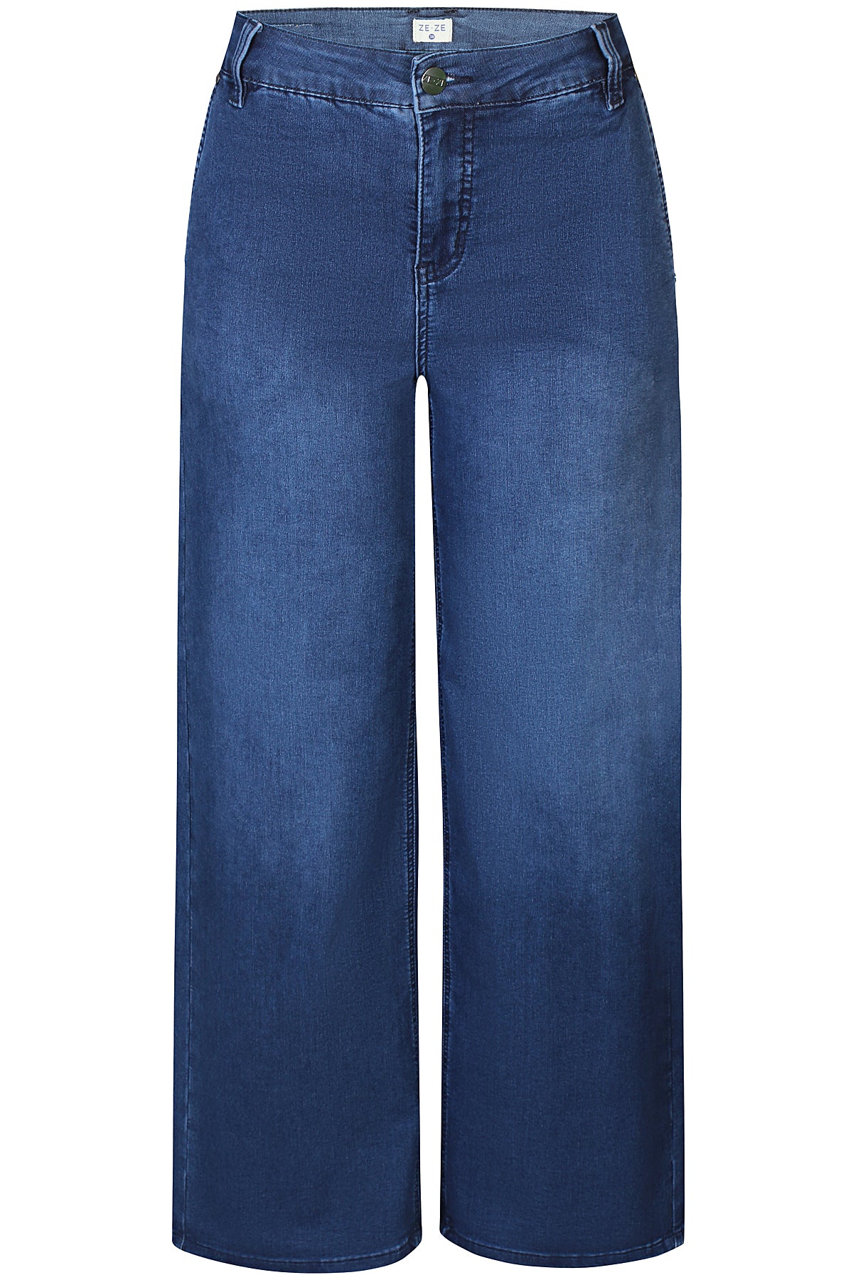 Issey Wide Jeans - Medium Blue Denim