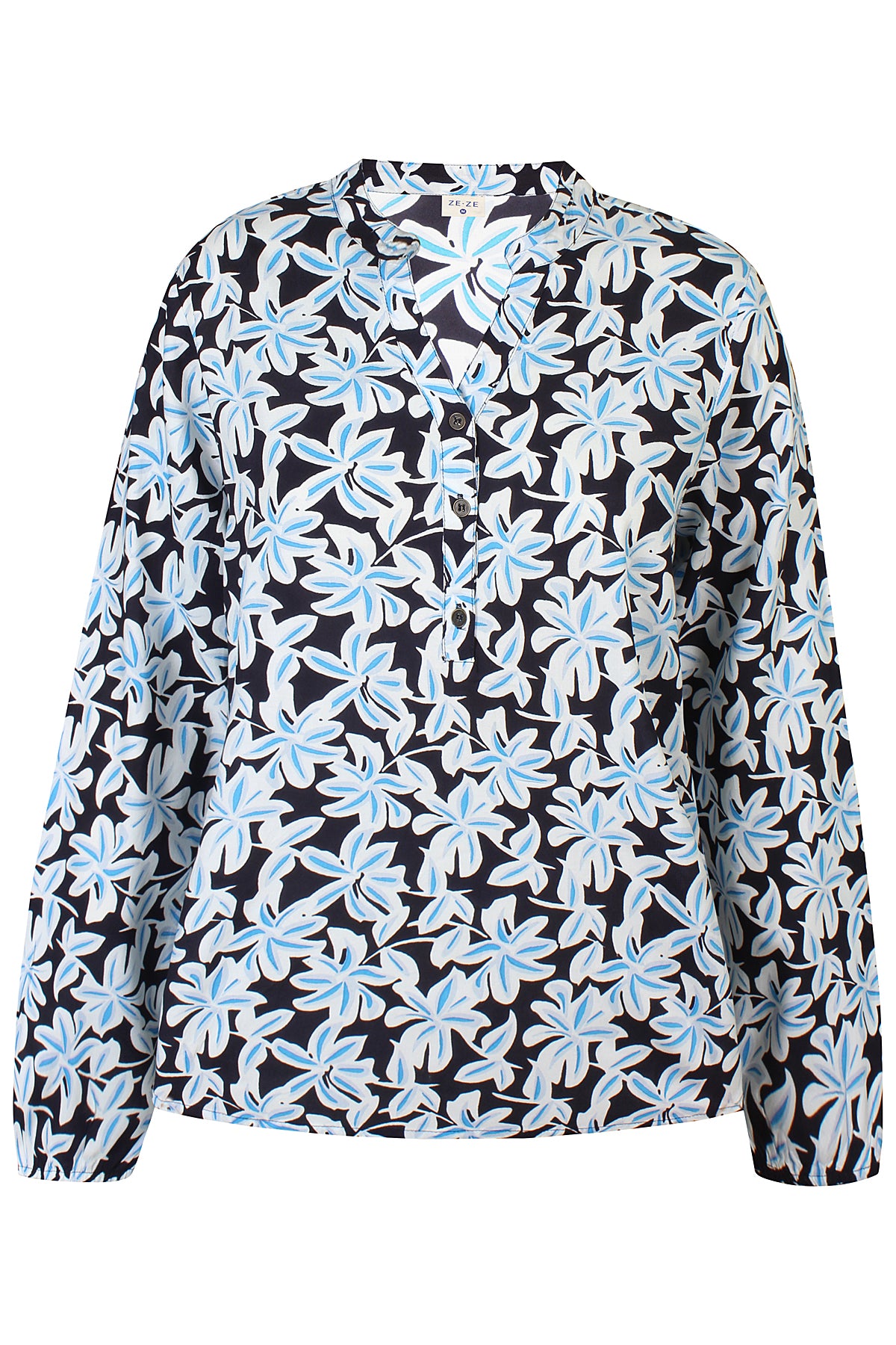 Relly Blusa - Blue Flower