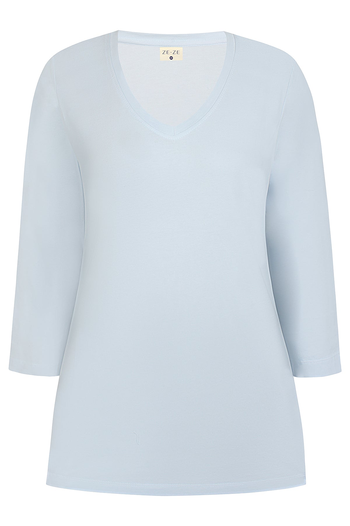 Catja T-Shirt 3/4 - Ljósablátt