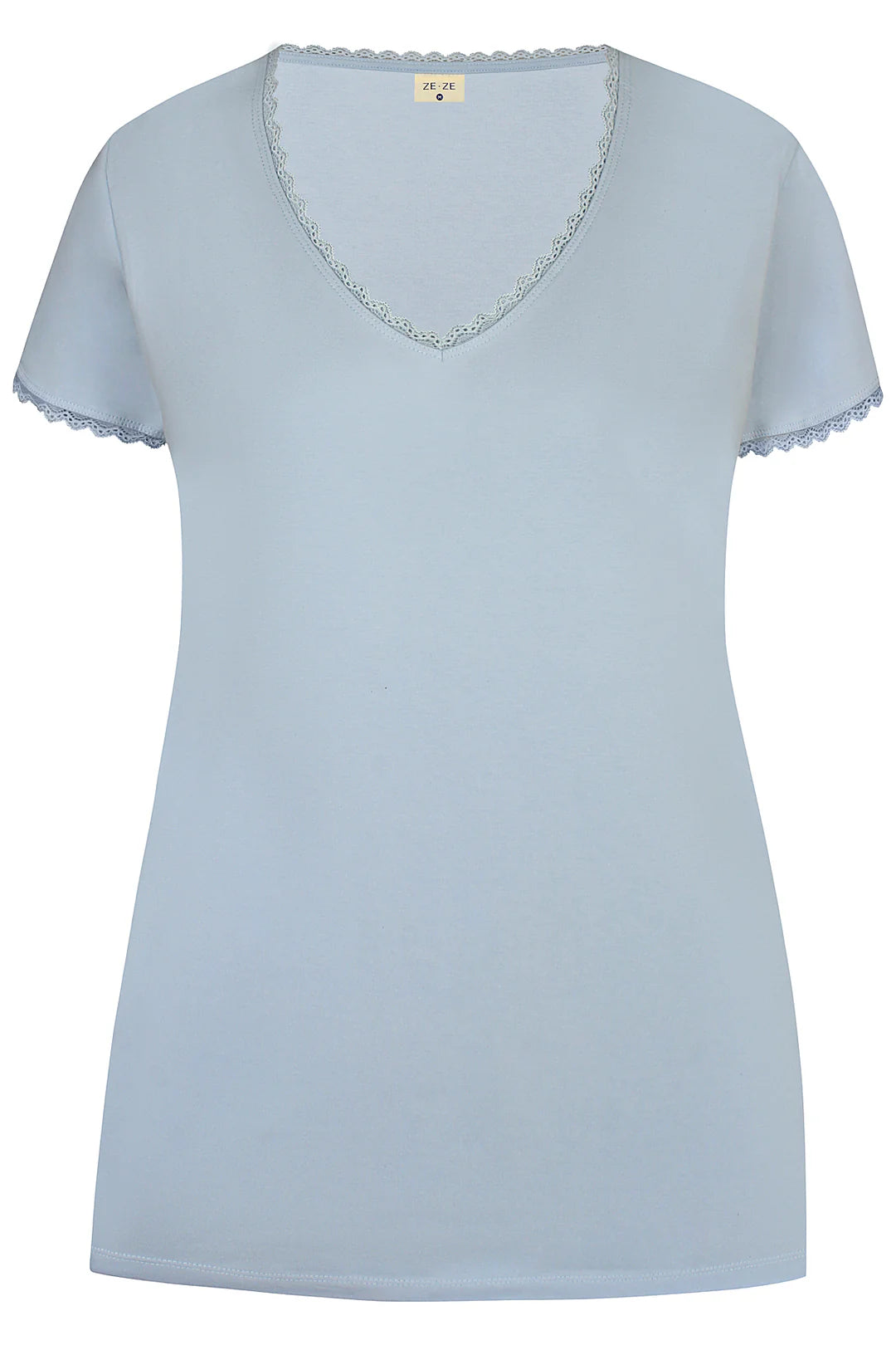 Daria T-shirt v.Blondukant - Ljósablátt