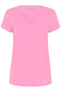 Poppy V-Neck - Begonia Pink
