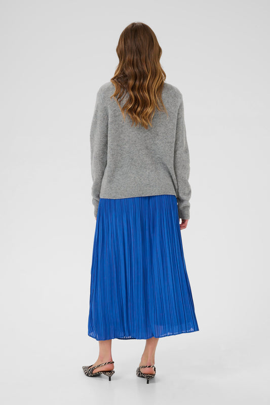 Katrina Pullover - Mid grey melange