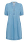 Berteline Arpa kjóli - Light blue wash