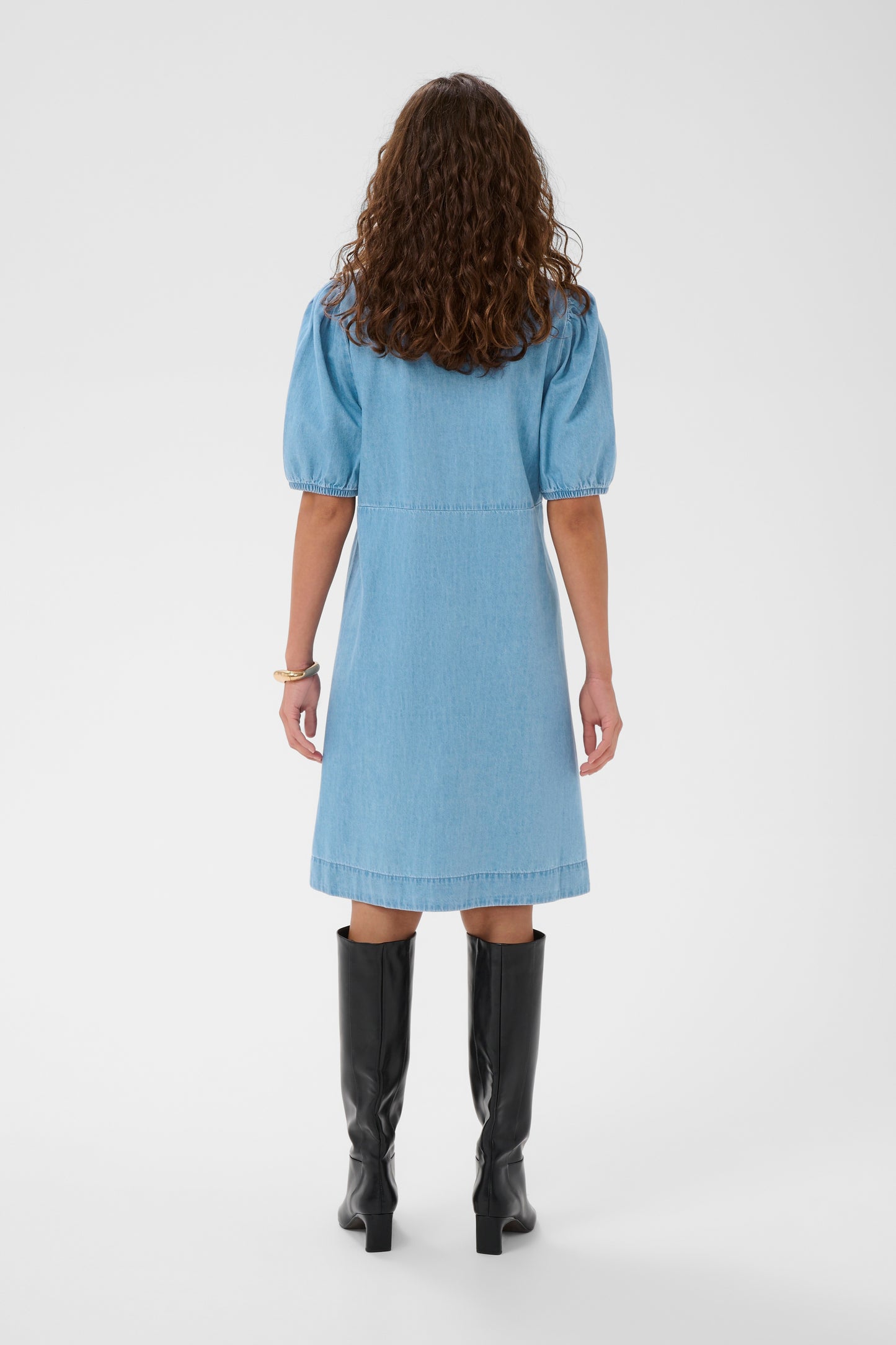 Berteline Arpa kjóli - Light blue wash