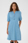 Berteline Arpa kjóli - Light blue wash