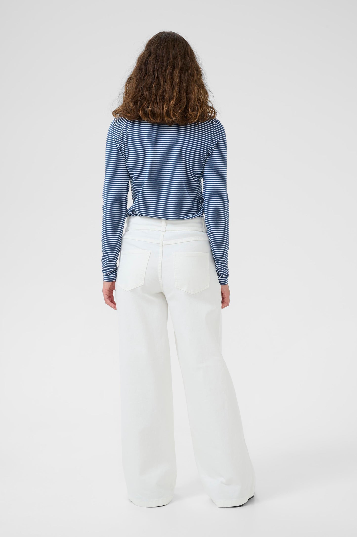 Kiddy blus - Dark blue/ White stripe