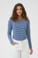 Kiddy blus - Dark blue/ White stripe