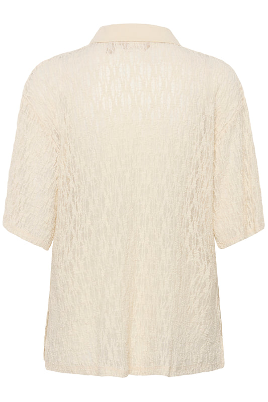 Kine lace tee - Whitecap