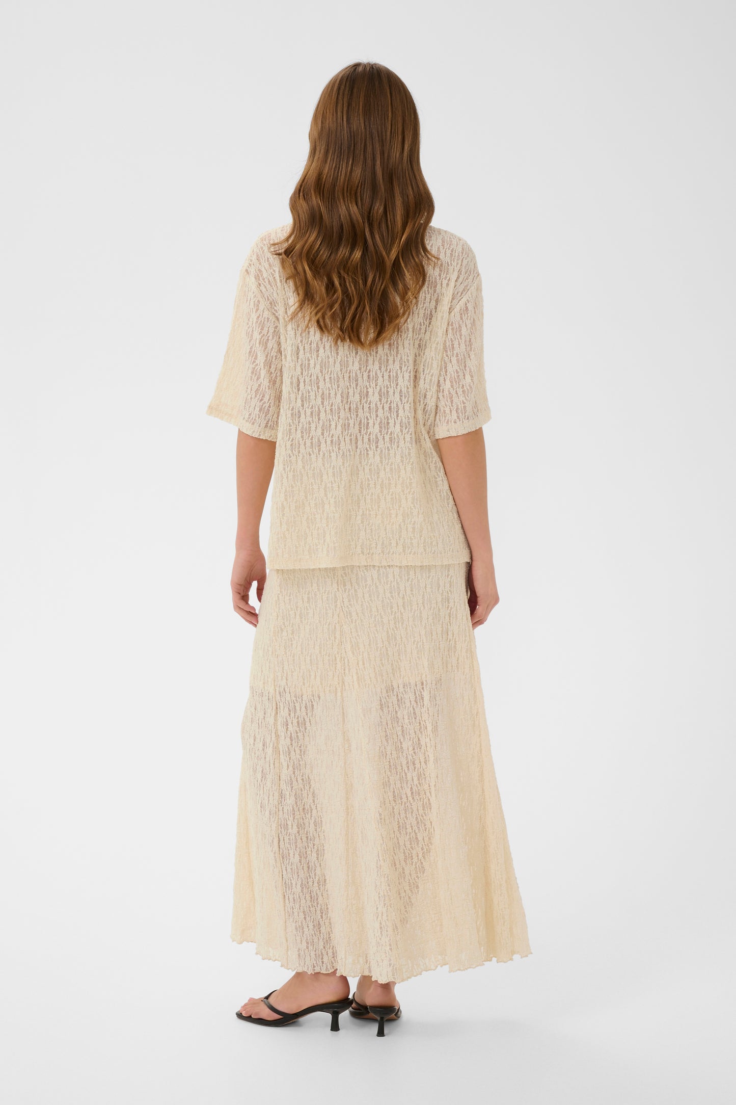 Kine lace skirt - Whitecap