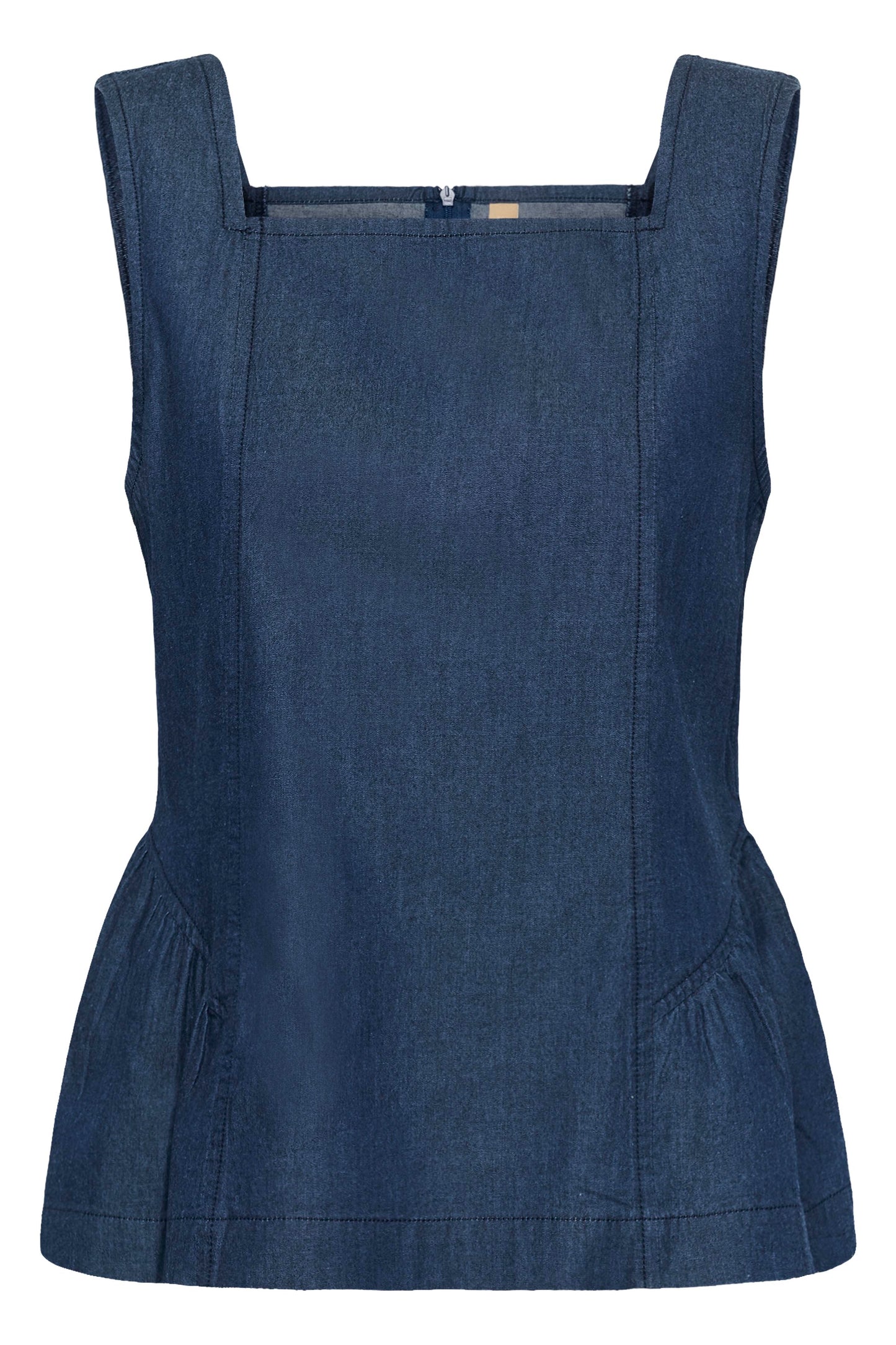 Mone Michelle Top - Blue Rinse Wash