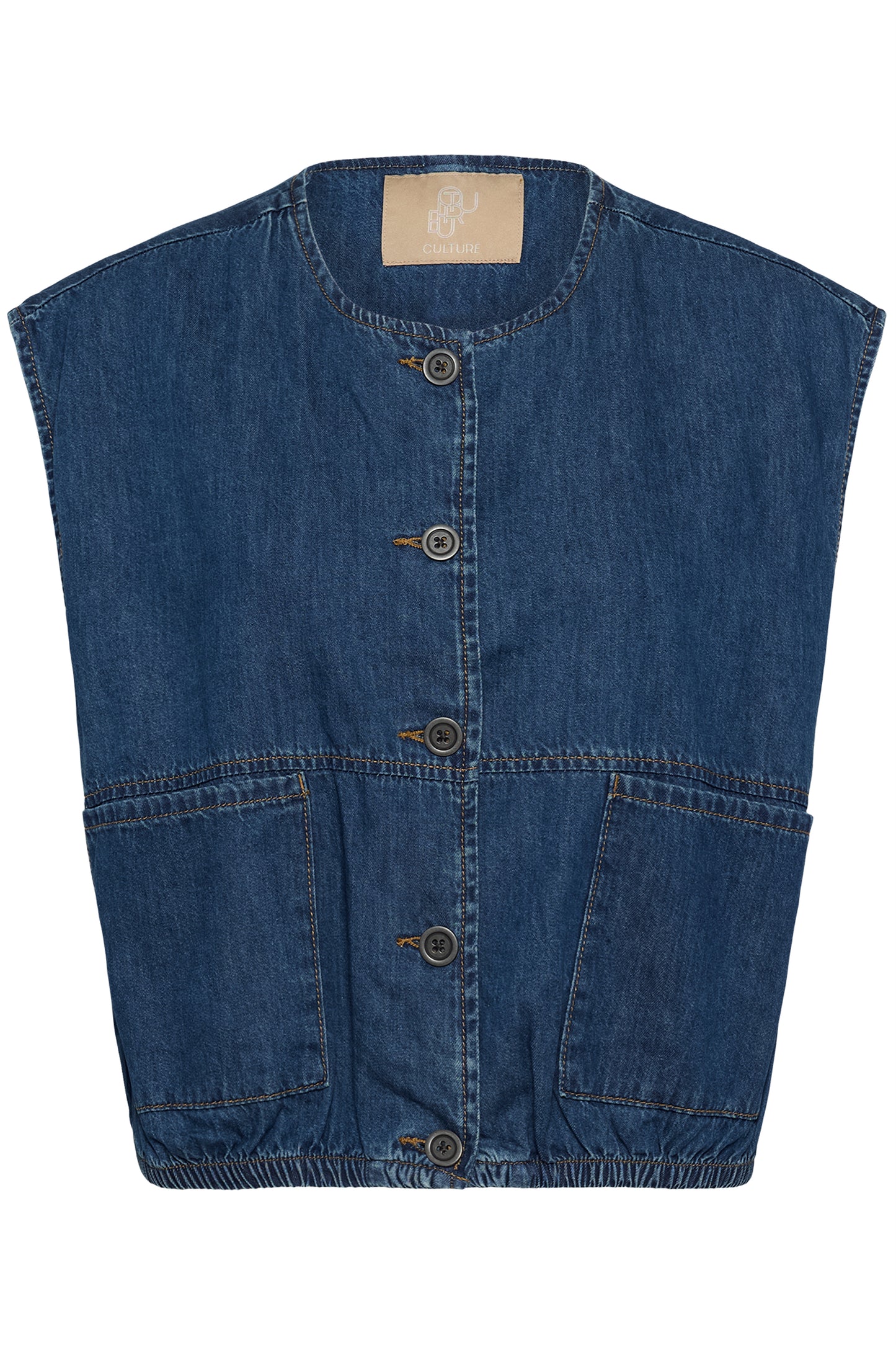 Lava waistcoat - Dark Blue Wash