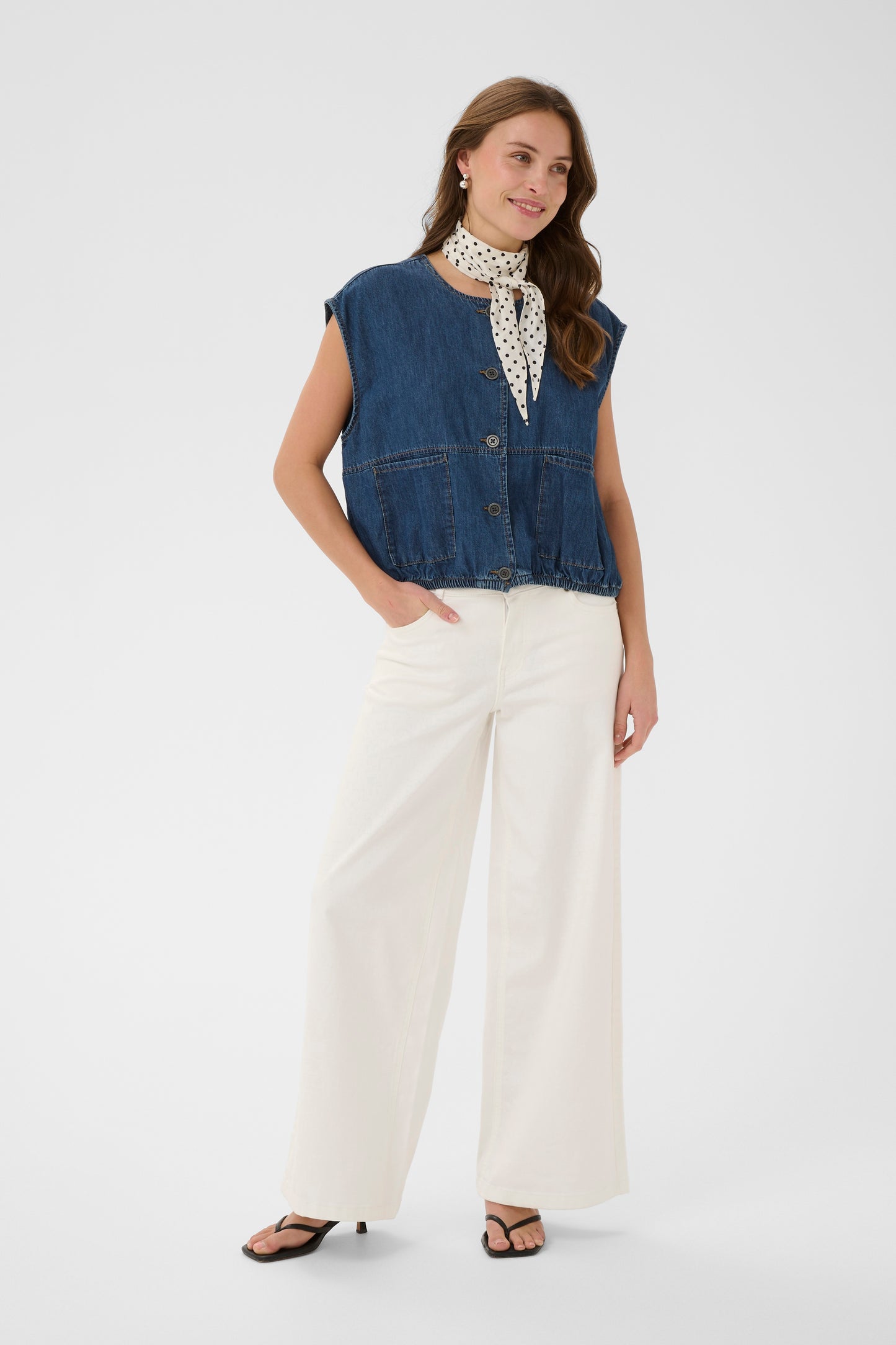 Lava waistcoat - Dark Blue Wash