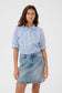 Annille skjúrta - Blue/white stripe