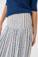 Hollie niðurdeilur - Blue/White Graphic