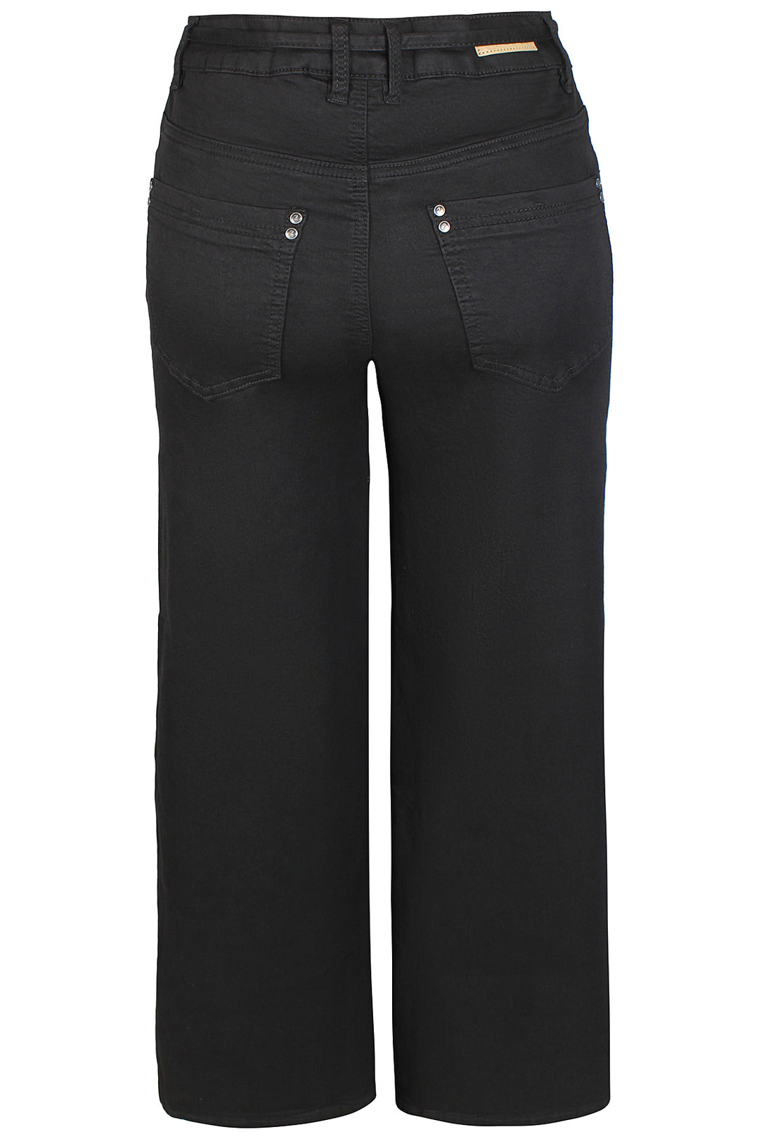 Issey Denim Buksur Við Band - Svartar