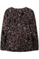 Imane Blusa - Brown/Black Flower