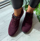 Sneakers - Mulberry combo