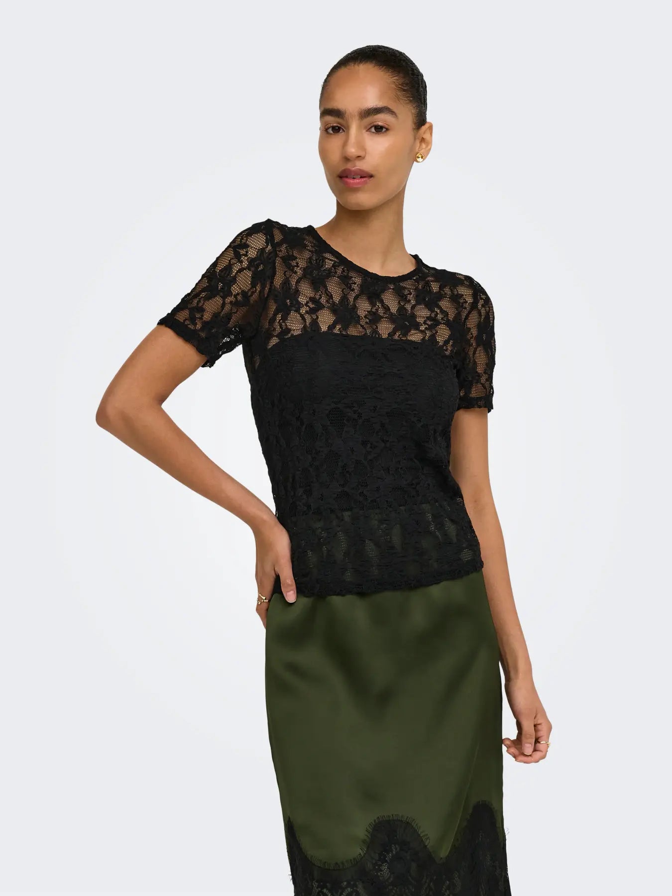 Alba Blondu Blusa - Black