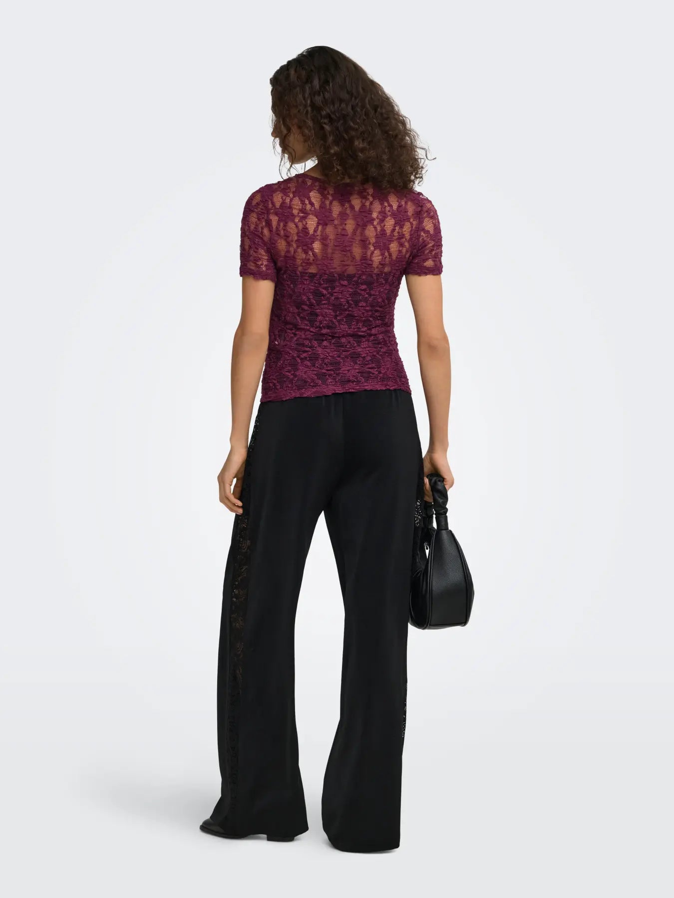 Alba Blondu Blusa - Vínreyð