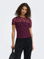 Alba Blondu Blusa - Vínreyð