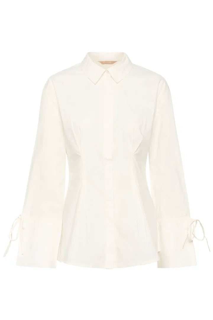 Allison Olena Fitted Shirt - Spring Gardenia