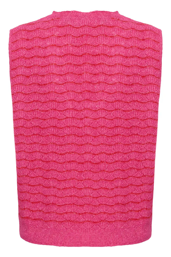 Amera Julietta Waistcoat - Pink/Red