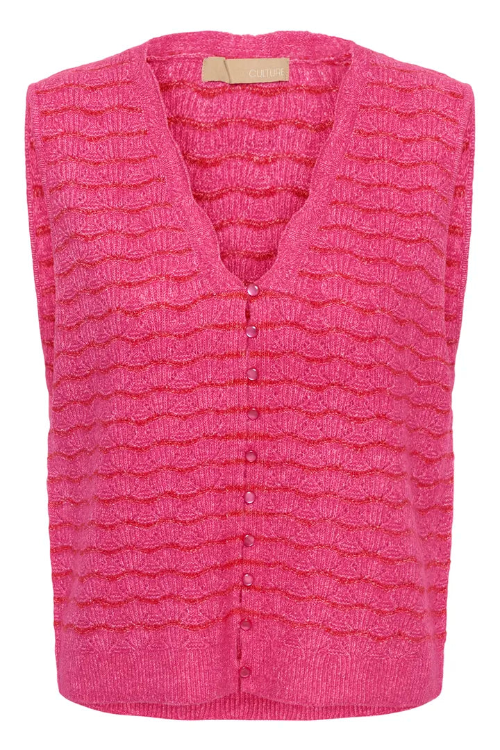 Amera Julietta Waistcoat - Pink/Red