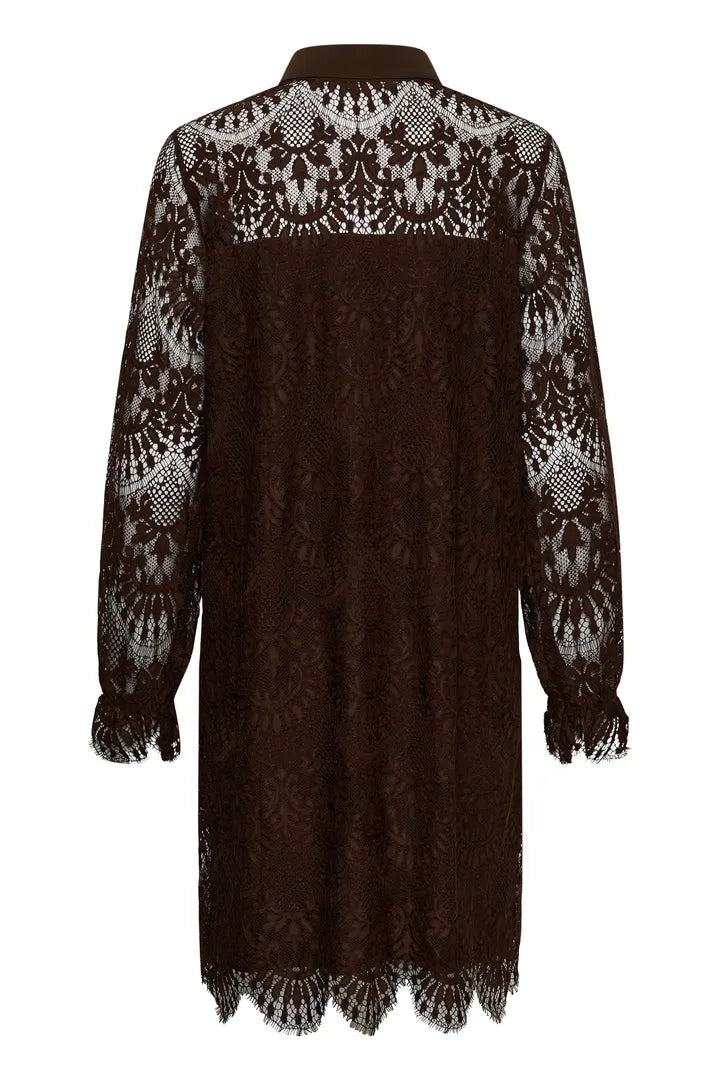 Arto Okram Dress - Coffee Bean