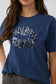 Bree Gith Sequin T-Shirt - Insignia Blue