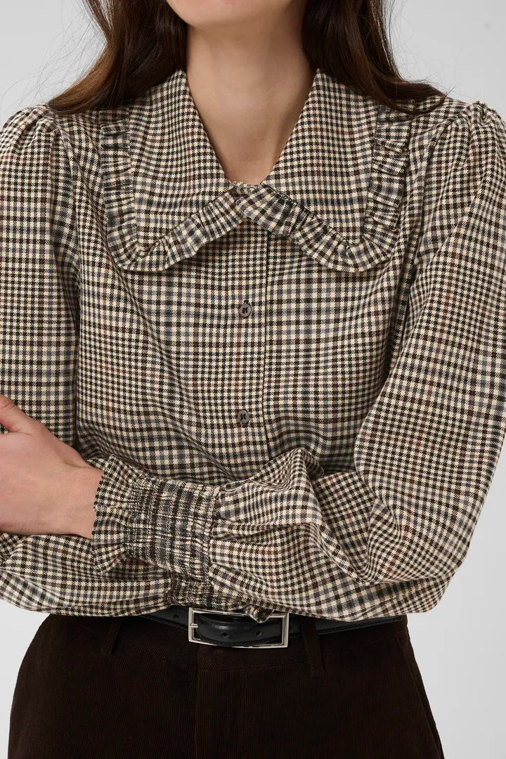 Birsen Shirt - Black Check
