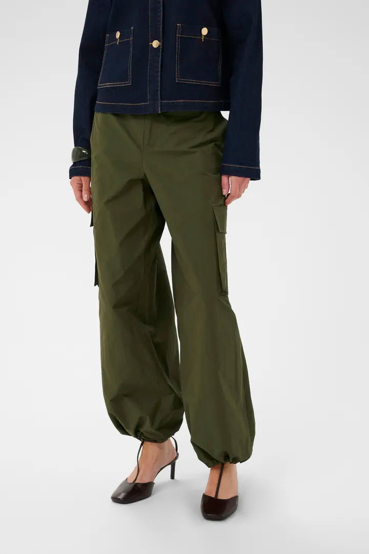 Brenda Pants - Olive Night