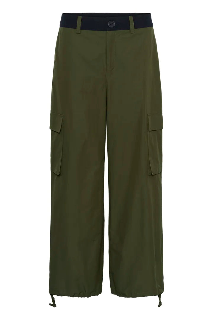Brenda Pants - Olive Night