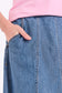 Milo niðurdeilur - Medium blue denim