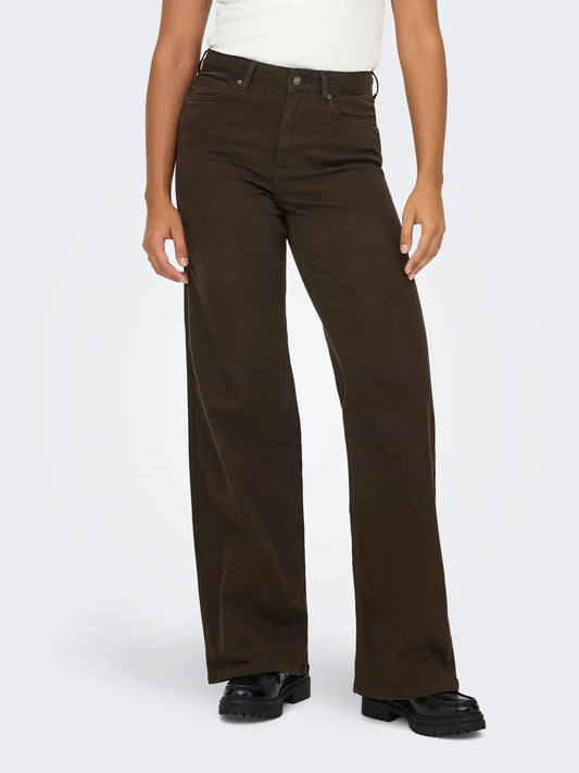 Madison Blush HW Wide - Dark Brown Denim