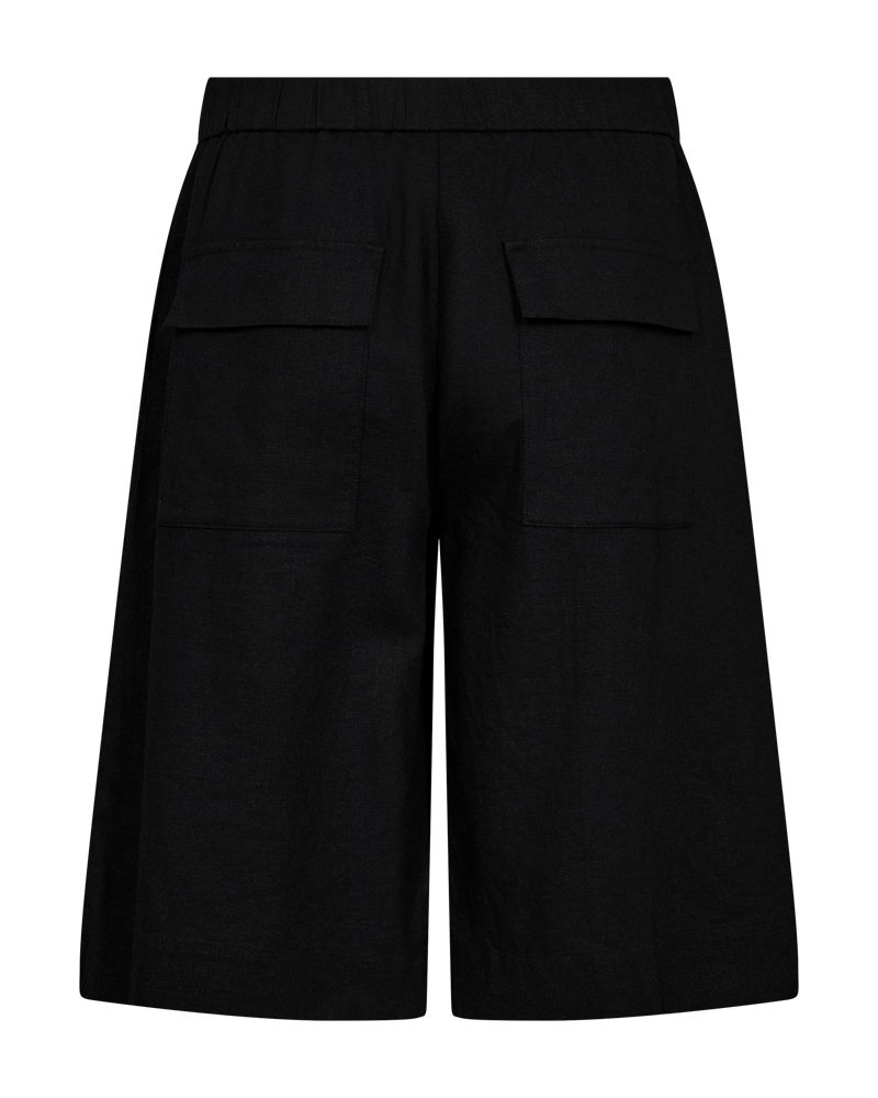 Lava Hør Shorts - Black