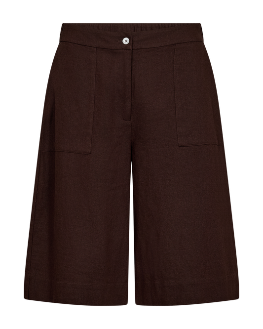 Lava Hør Shorts - Coffee Bean