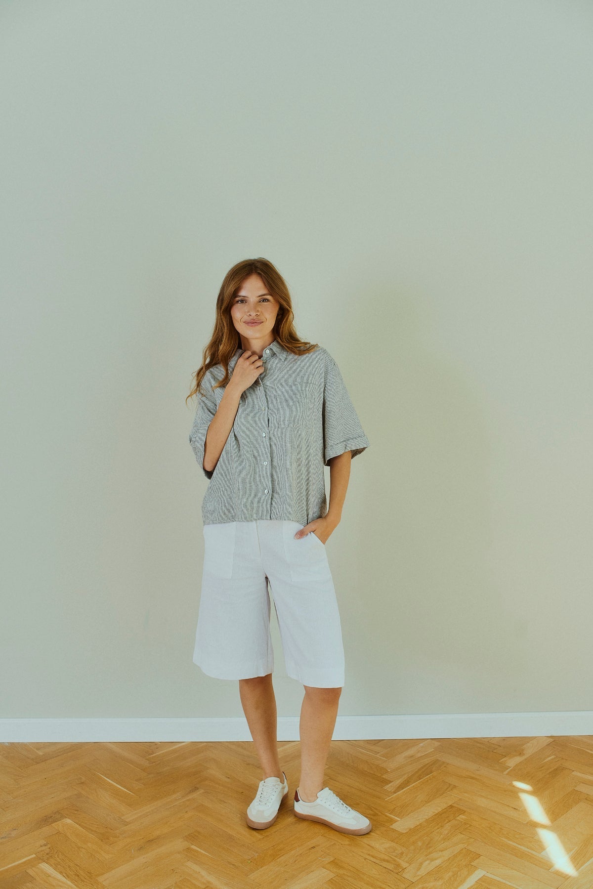 Lava Hør Shorts - Black