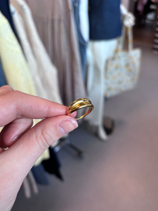 Bine Ringur - 18k Gull Belagt